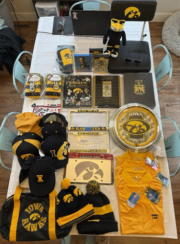 Huge iowa hawkeyes lot - iowa,