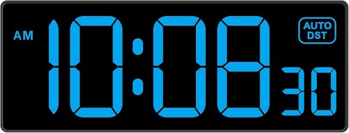 Led wall clock digital - wall,